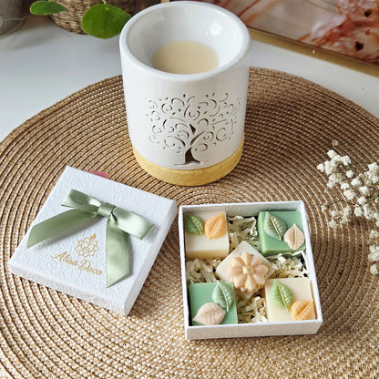 Tree of Life Gift Set – Scent Lamp & Scented Wax
