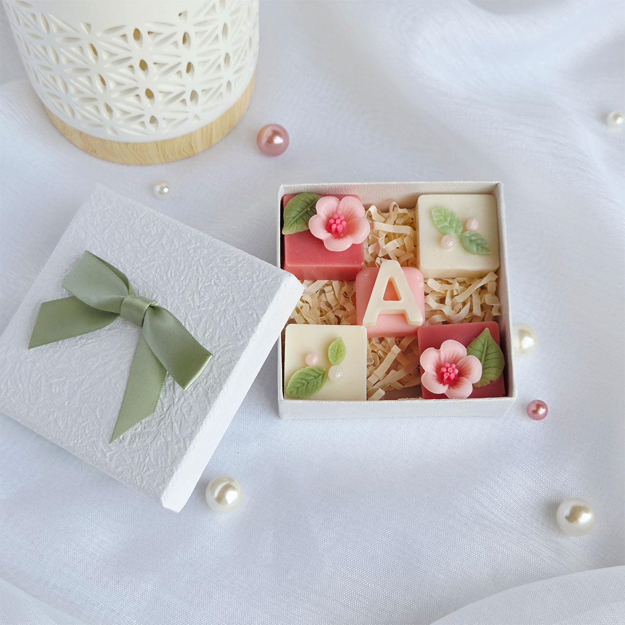 Personalisierbares Wax Melts Geschenkset mit Initiale