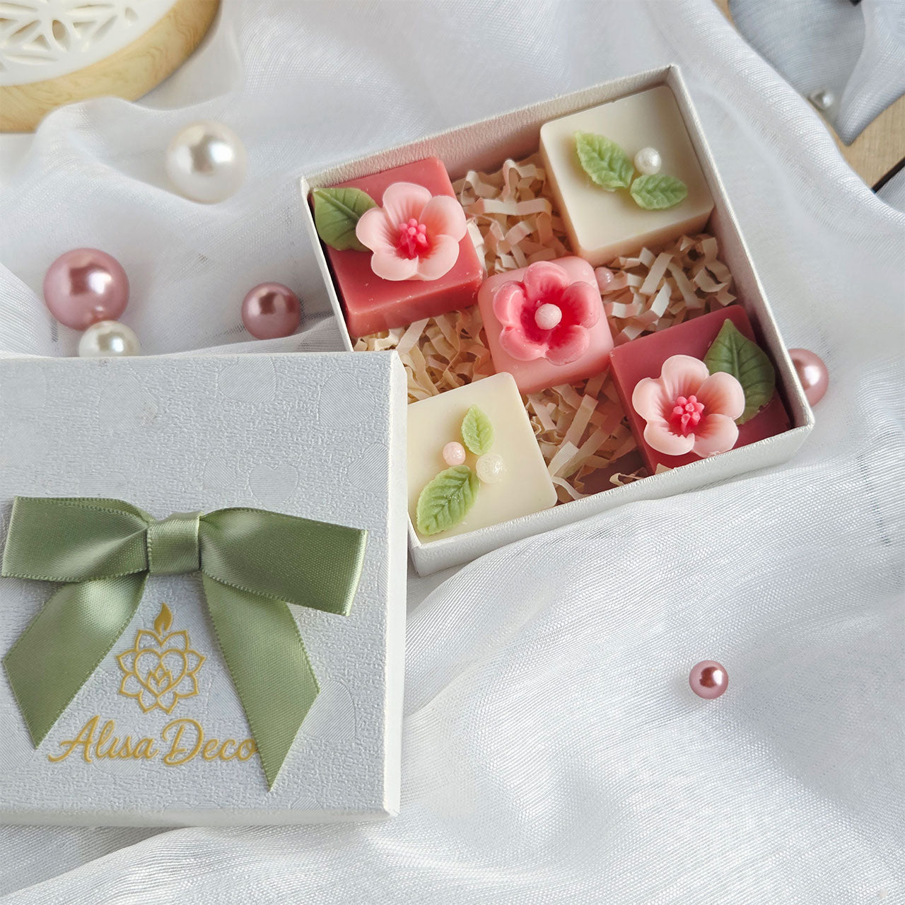 Struktur und Oberfläche von Wax Melts aus Sojawachs