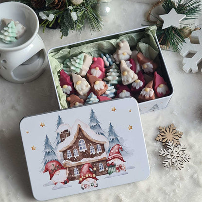 Winterliche Duftwachse aus natürlichem Sojawachs